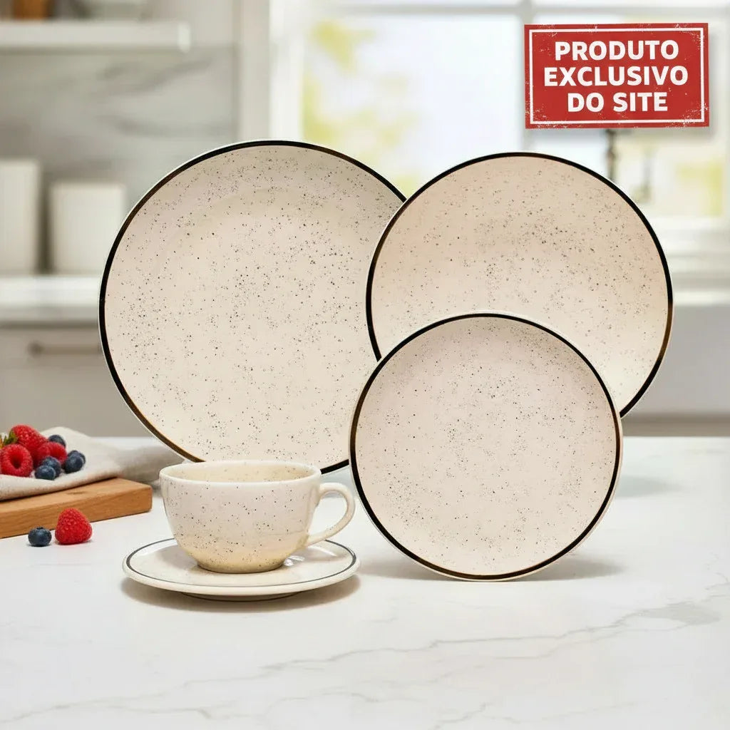 Aparelho De Jantar Oxford Brisa 20 Pecas 5903 - Loja Do Thor