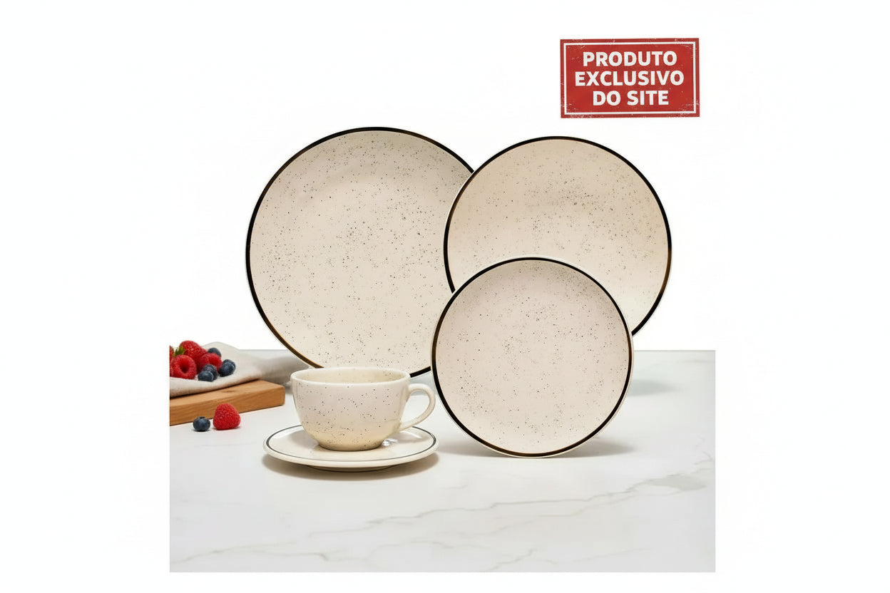 Aparelho De Jantar Oxford Brisa 20 Pecas 5903 - Loja Do Thor