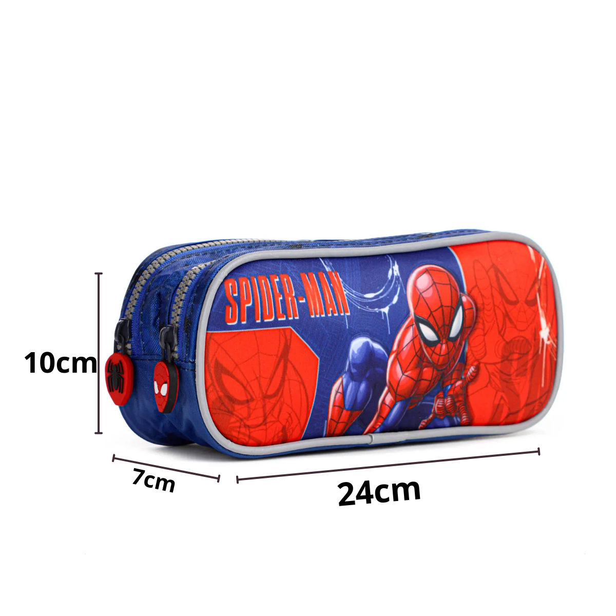 Estojo Duplo Spider-Man Escolar - 14956 - Xeryus