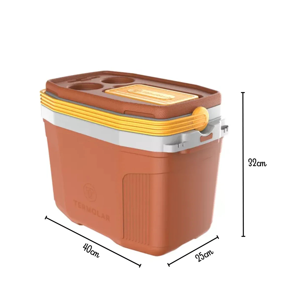 Caixa Térmica Suv Marrom 20L Termolar 58211 - Loja Do Thor