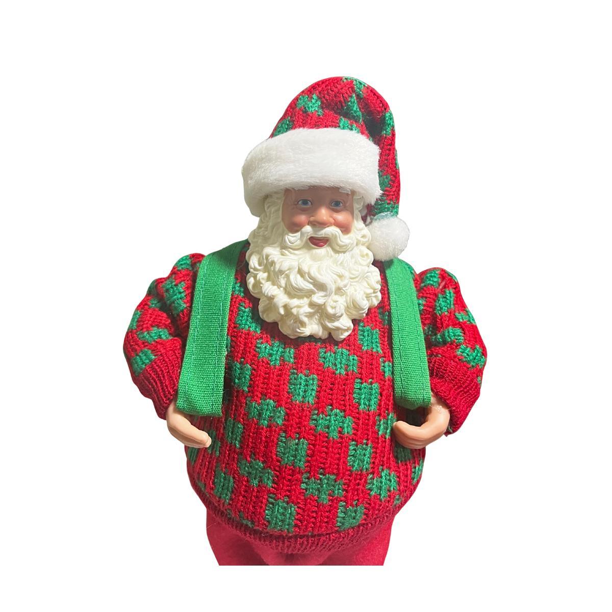 Papai Noel Lux Mochileiro Vermelho 28Cm 30326
