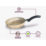 Frigideira de Ovo Colore Stone 14cm Bege - Alegrete - Loja Do Thor