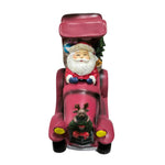 Enfeite Carro Papai Noel Resina Vermelho Grillo