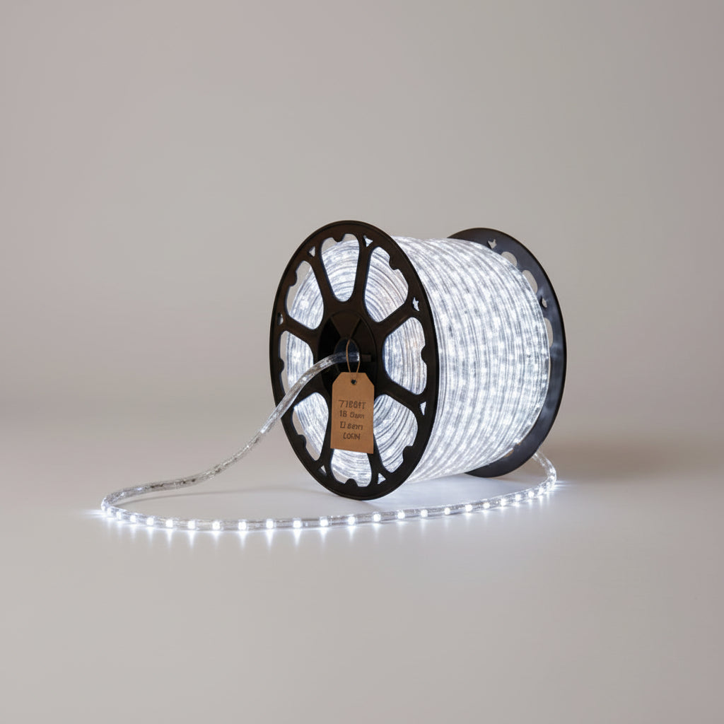 Mangueira de Led 7100W 10,5MM Branco 100M