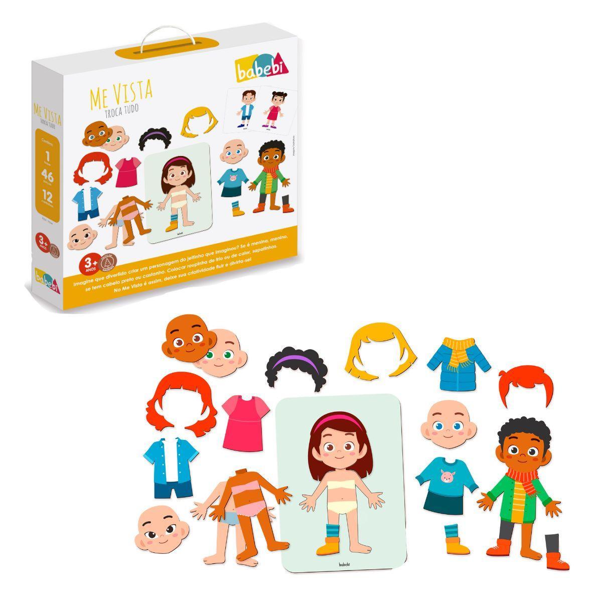 Troca Tudo Brinquedo Para Crianca Criar Personagem Babebi