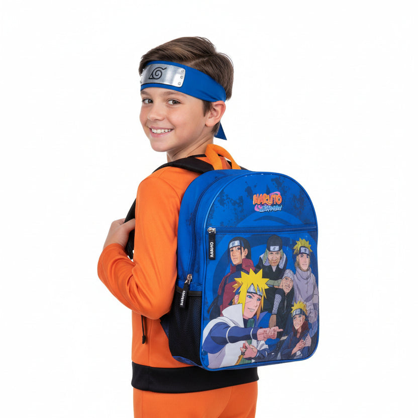 Mochila de Costas Escolar Naruto Leaf 978H04