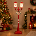 Natal  Poste  Duplo C/Som  E  Neve 1,79m -  Florarte