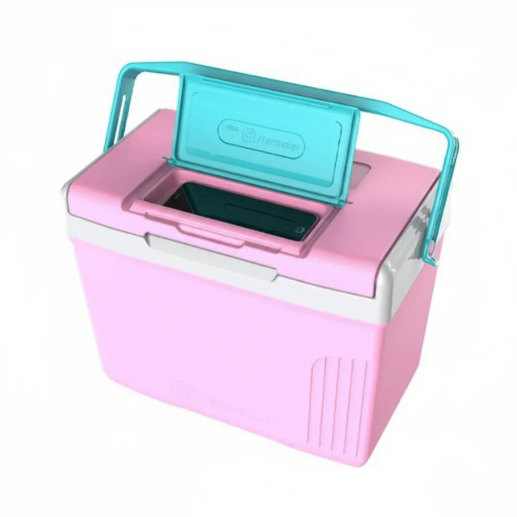 Caixa Termica SUV 8L Rosa Balé - Termolar - Loja Do Thor