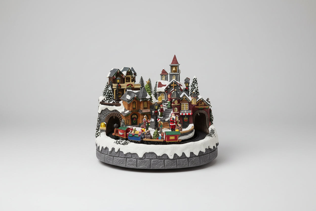 Adorno Vila Natalina Led Colorido Grillo 53908-000