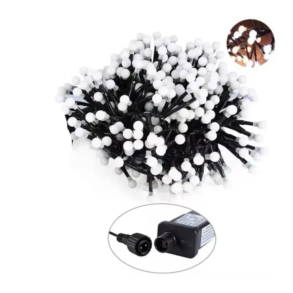 Festao 400 Leds Bolinhas Brancas 3M Bivolt 31003