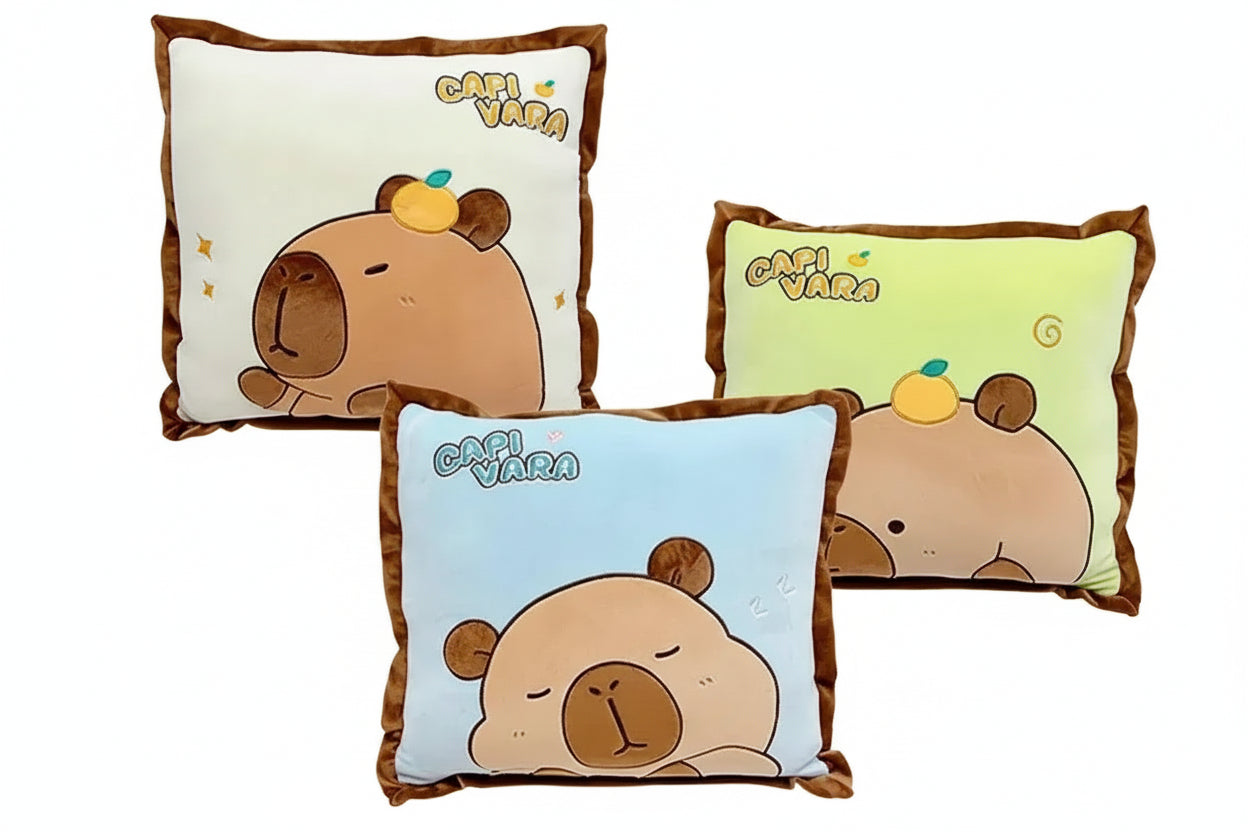 Almofada Capivara Quadrada Sortida CAA0125 - Loja Do Thor