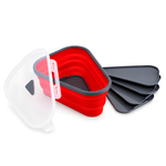 Porta Pizza Silicone Retrátil Com Tampa  RV0009
