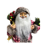 Papai Noel Em Pé Vinho 35CM 30312