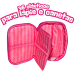 Kit Mochila De Costas e Estojo Rosa 17,5 RB27020
