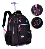 Mochila Escolar Rodinha Rafa E Luiz RL24018 - Loja Do Thor