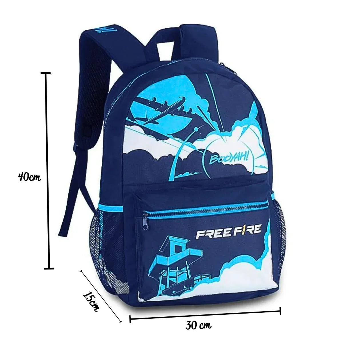 Mochila De Costas free Fire Azul 17,5 UP FR2487 - Loja Do Thor