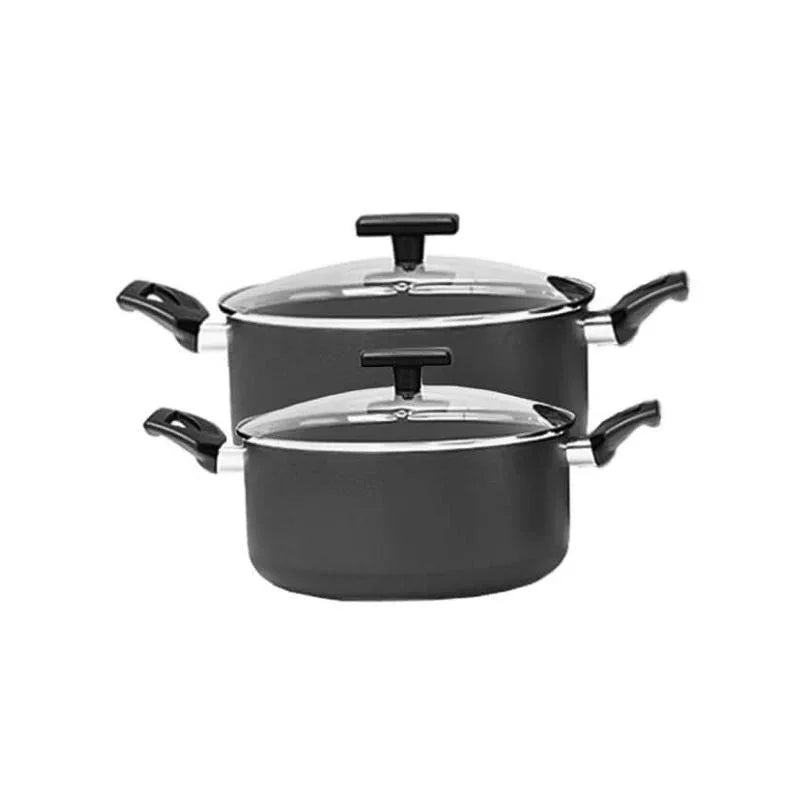 Conjunto Panelas Antiaderente Brinox Preserve Cinza 7 Pecas 7238/101 - Loja Do Thor