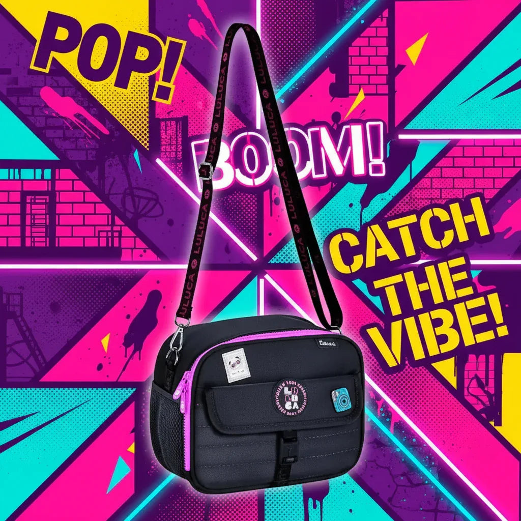 Lancheira Termica Preta Luluca LU24637 - Loja Do Thor