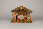 Presépio Rústico com Figuras de 9,5cm - 25x10x17,5cm