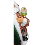 Papai Noel Sc Pres C/Colete Xadrez Vm/Vd 60Cm Magizi - Loja Do Thor