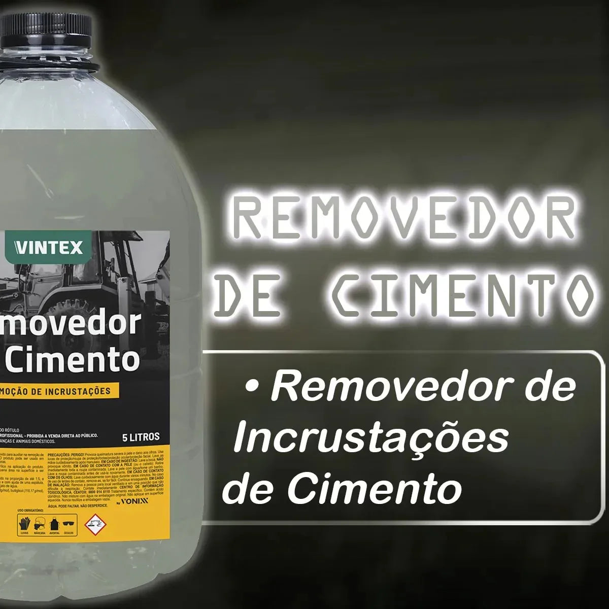 Removedor De Cimento 5L -Vintex - Loja Do Thor