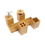 Kit Para Banheiro 5Pcs Ecokitc Mimo - Loja Do Thor