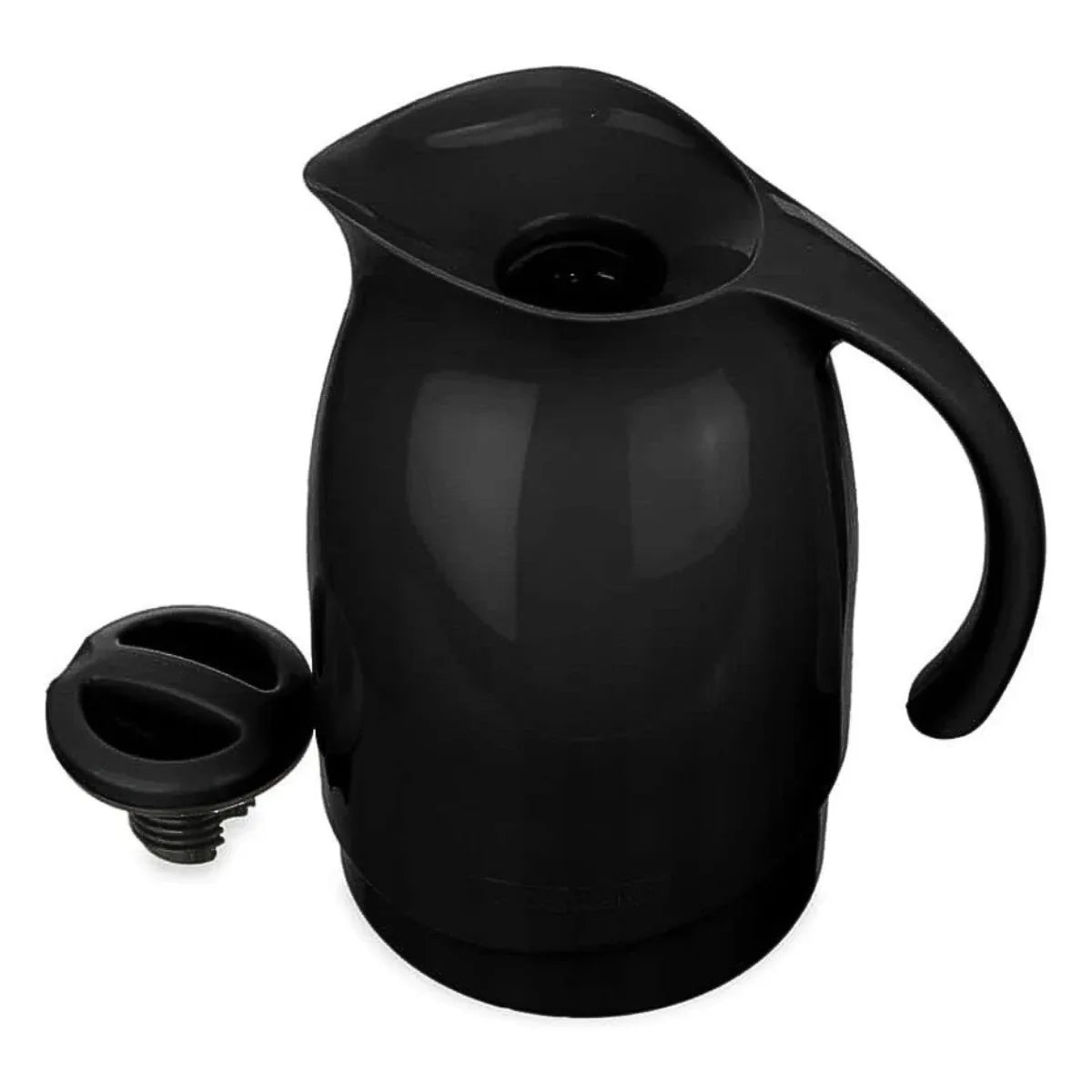 Bule Termico Plástico Preto Cuidar 700ML Sanremo SR10111 - Loja Do Thor