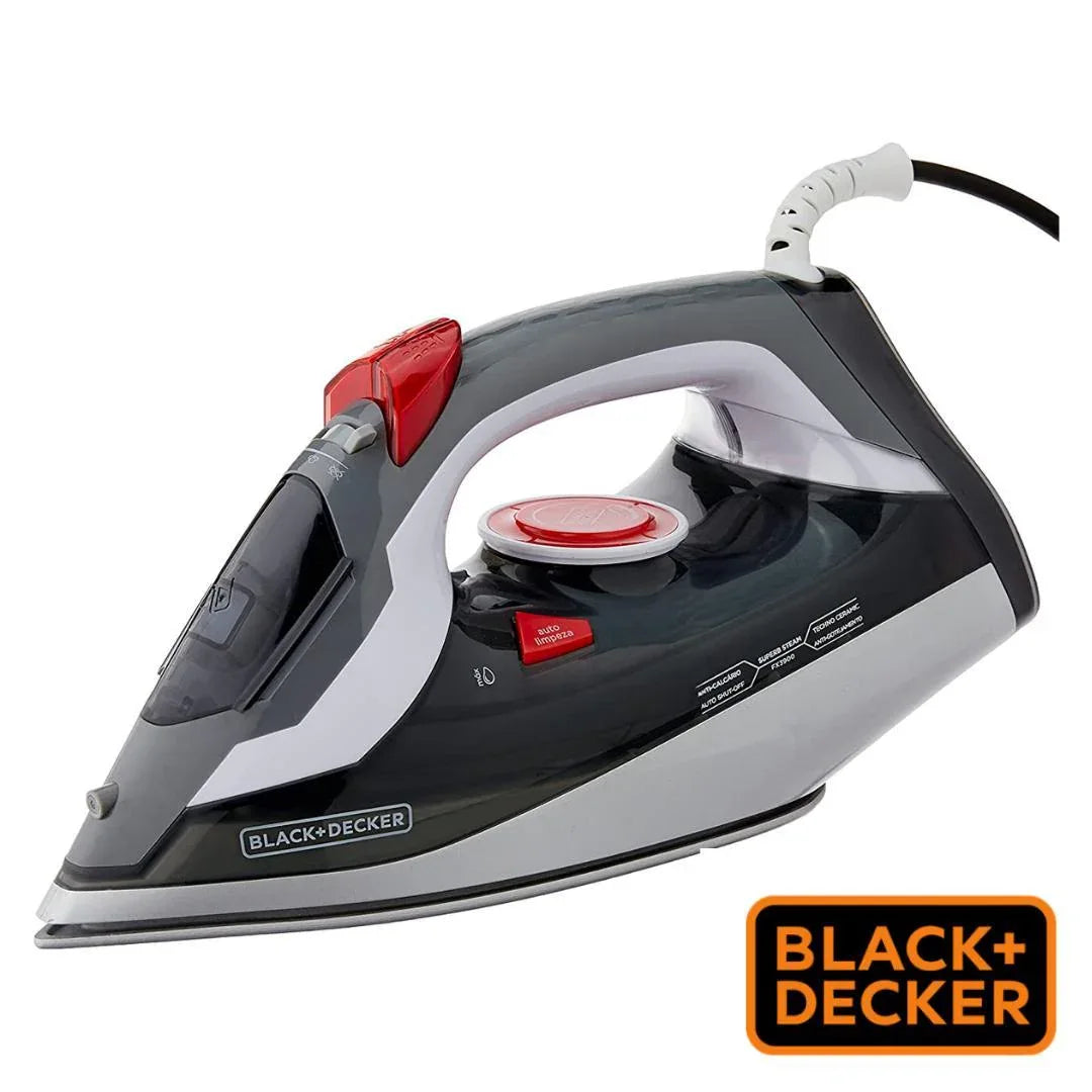 Ferro Passar Roupas Blackdecker Eletrico Antiaderente -220V - Loja Do Thor