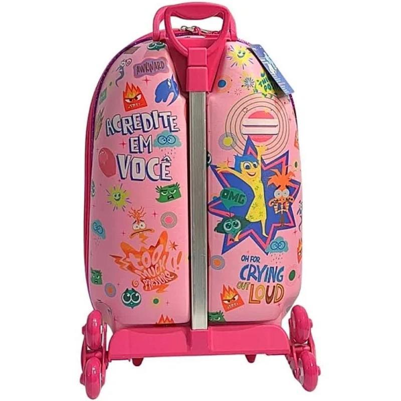 Mochila De Rodinhas 3D Maxtoy Divertidamente Roleta 3862BM24