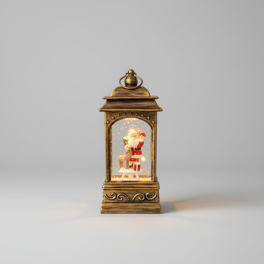 Globo De Natal Decorativo C/Led 20,5X9X9cm  Florarte 82012