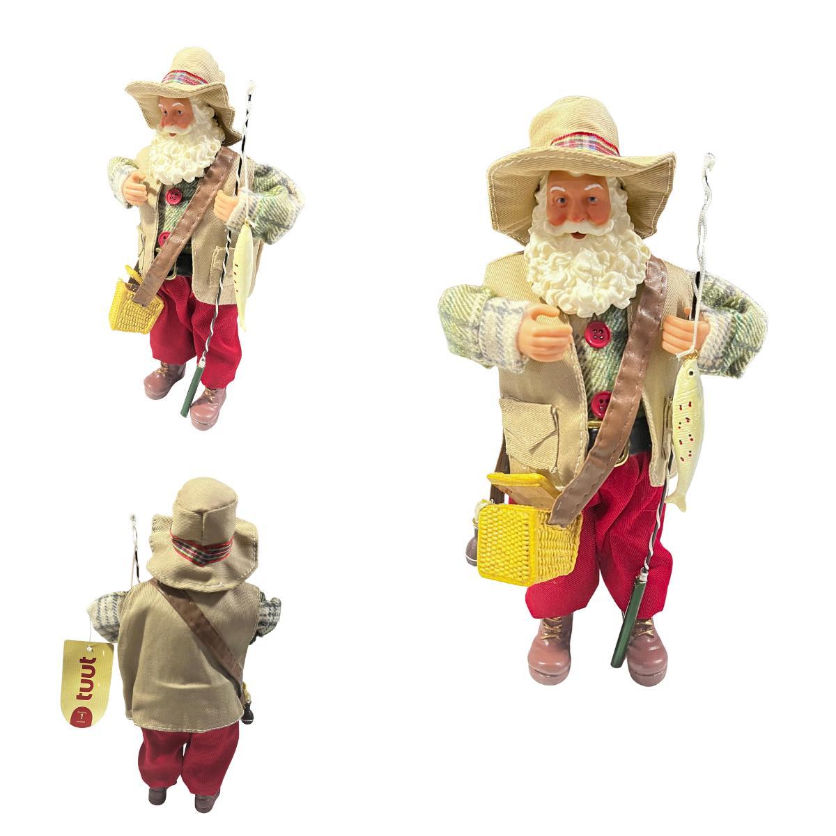 Papai Noel Colection Pescador 30CM 30272