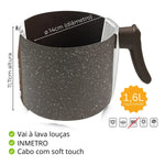 Fervedor Marrom Antiaderente PA300-L14MA - Hercules - Loja Do Thor