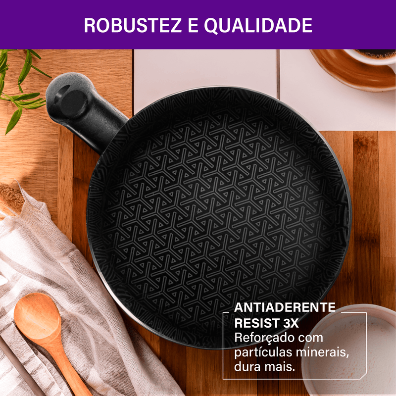 Fervedor Rochedo Robusta Grafite 15cm