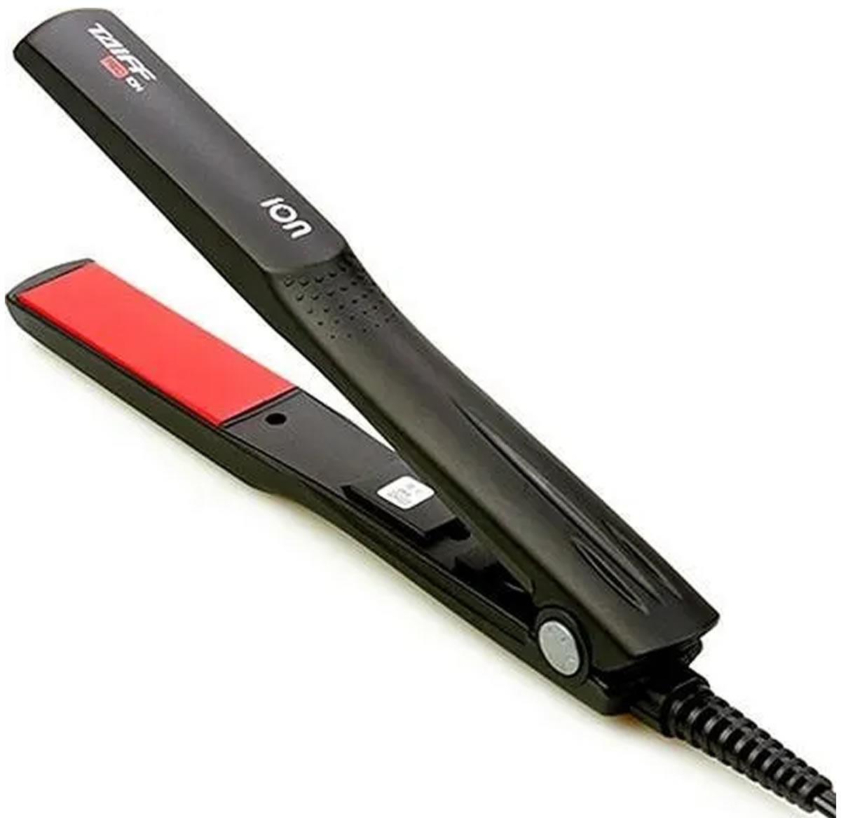 Prancha Cabelo Taiff Red Ion Ceramica Bivolt Preta - 100141