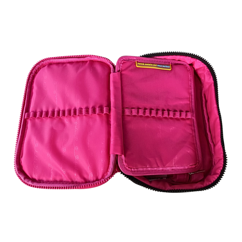 Estojo Box Preto Luluca LU24640