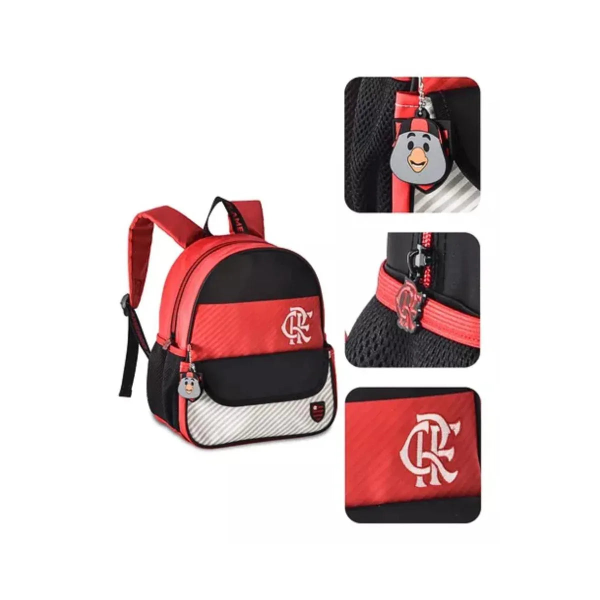 Kit Mochila Estojo Lancheira Infantil Flamengo Clio Style - Loja Do Thor