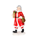 Mamãe Noel Resina 29cm Vermelho - Grillo