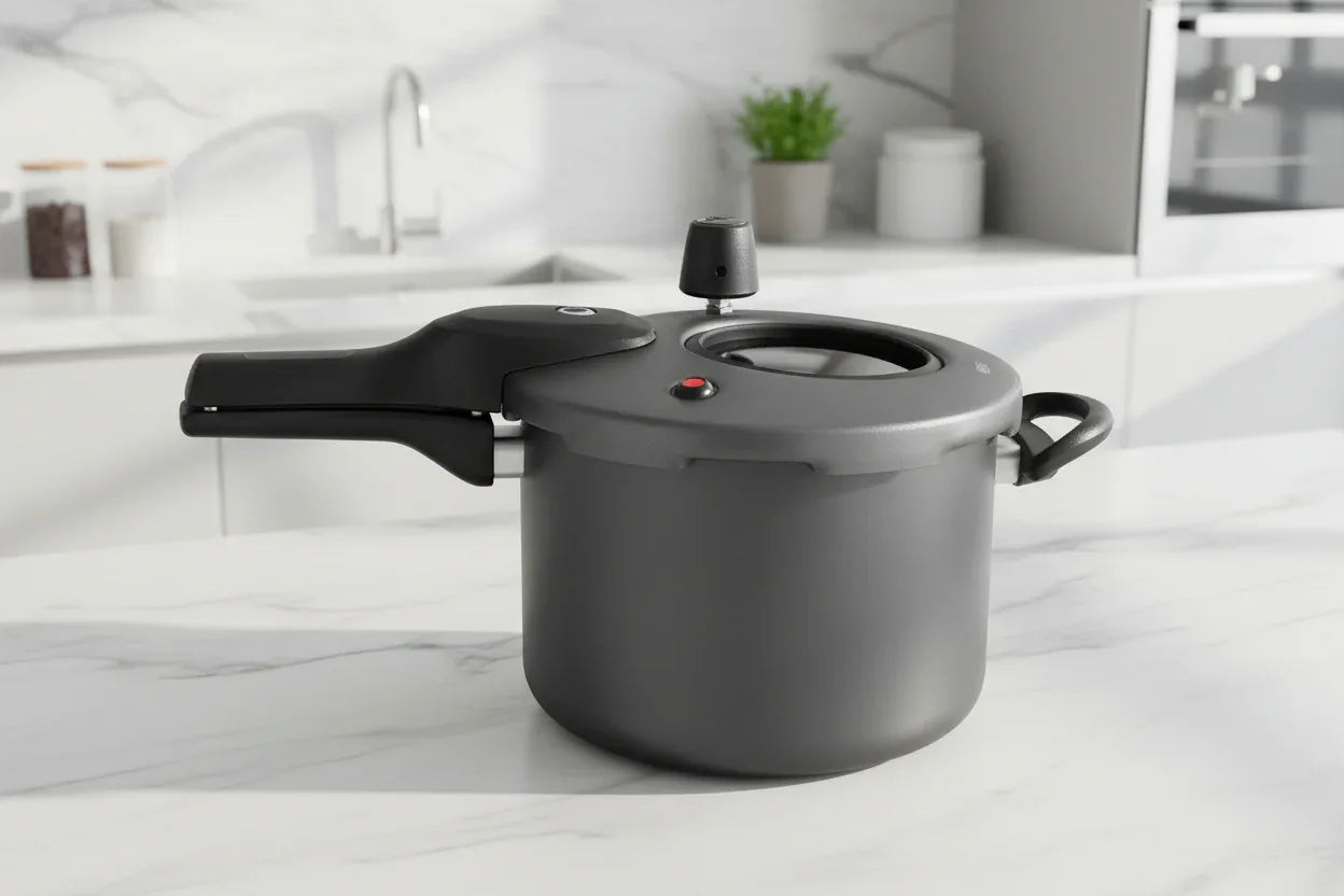 Panela De Pressao Superior Fech. Externo 4,5L Mta Grafite 6600 - Loja Do Thor