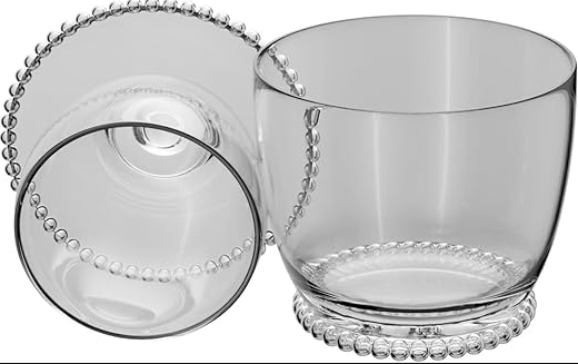 Prato de Cristal E Manteigueira Francesa Tampa Pearl - Wolff