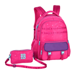 Mochila de Costas Rosa  2 em 1 Urban Mix 17,5 RB26227
