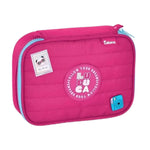 Kit Mochila de Carrinho Lancheira e Estojo Box Rosa Luluca - Loja Do Thor