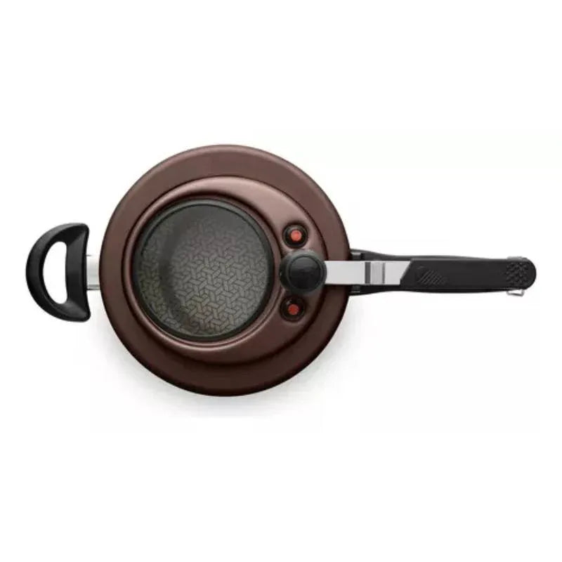 Panela De Pressao Chocolate 3,0L C/ Visor De Vidro MTA 6026 - Loja Do Thor