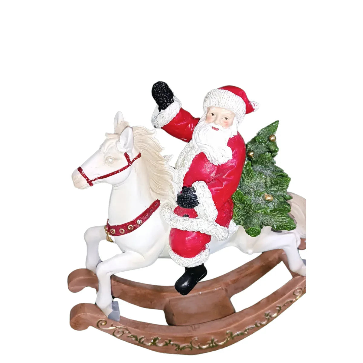 Papai Noel De Resina Colorido 26X9,5cm Florarte 59498001 - Loja Do Thor