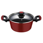 Cacarola Antiaderente Para Inducao 24 Cm Everyday Vermelha - Loja Do Thor