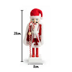 Boneco de Natal Quebra-Nozes 28cm – Vermelho e Branco - Florarte - Loja Do Thor