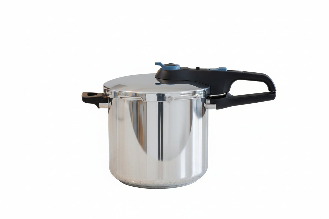 Panela de Pressao Inox Trendy 8L Fechamento Externo Rochedo