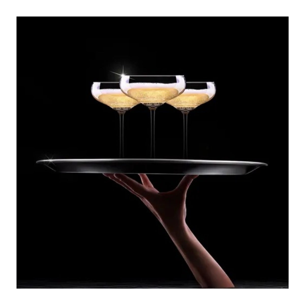 Bandeja Antiderrapante 40CM Com Friso Inox GU5840