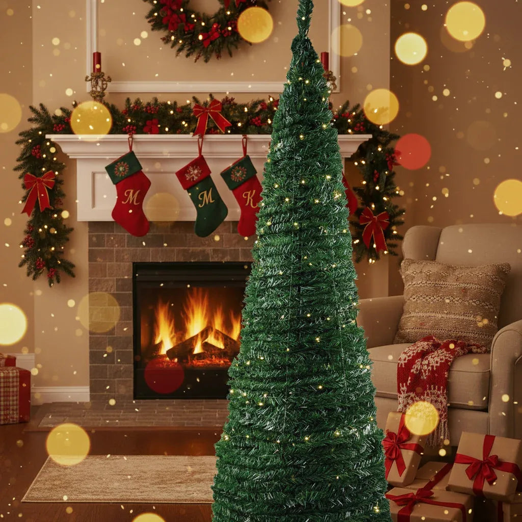 Arvore Madri Verde Iluminada 1.80cm Magizi 29222 - Loja Do Thor