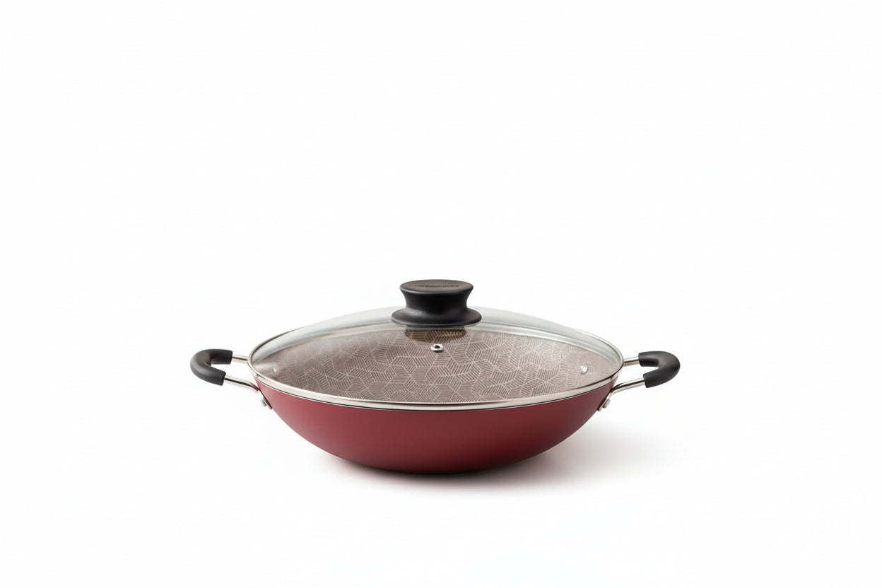 Panela Wok 32CM 4,4L Paris Verm Antiaderente Tramontina - Loja Do Thor