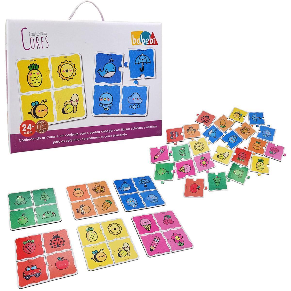 Quebra Cabeca Para Educacao Infantil Conhecendo As Cores